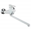 Смеситель для ванны универсальный однорычажный Potato (Потато) Белый (P2201-7)