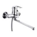 Смеситель для ванны универсальный однорычажный Potato (Потато) Хром (P2228)