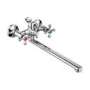 Смеситель для ванны с длинным плоским изливом Potato (Потато) Хром (P2265-35)