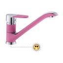 Смеситель для кухни с длинным изливом Potato (Потато) Розовый (P42223-13)