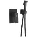 Гигиенический душ со смесителем Rose R28H, черный (R2805H)