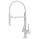 Смеситель для кухни (мойки) Rose R958C белый