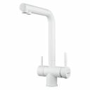 Смеситель для кухни Shevanik - это стильный и функциональный выбор для кухни. Изготовленный из высококачественной латуни, он обеспечивает долговечность и надежность в использовании. Смеситель оснащен рычажным управлением, что обеспечивает удобство и простоту в использовании. Одним из преимуществ данного смесителя является наличие встроенного канала для питьевой воды. Это позволит легко переключаться между обычной и фильтрованной водой, не требуя установки дополнительного оборудования. Смеситель оснащен керамическим картриджем, который обеспечивает плавность и точность регулировки подачи воды. Аэратор обеспечивает экономию воды и равномерное распределение потока. Гибкая подводка, идущая в комплекте, облегчает процесс установки и подключения.