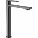 Смеситель для раковины VINCEA vogue однорычажный, вороненая сталь VBF-1V2GM