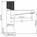 Смеситель для раковины WasserKRAFT 4603 Mosel хром