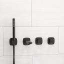 Встраиваемый смеситель для душа и ванны Wasserkraft Nuthe A9151.264.315.327.242.217 С ВНУТРЕННЕЙ ЧАСТЬЮ, черный