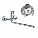 Смеситель для ванны с душем WesnaArt Nova NOV03-320 хром