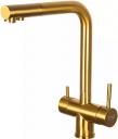 Смеситель для кухни ZorG Inox SZR-7039 BRONZE с подключением фильтра бронза