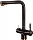 Смеситель для кухни ZorG Inox SZR-7039 BR/GRAFIT с подключением фильтра бронза, графит