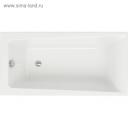 Ванна акриловая Cersanit Lorena 140x70 см, белая, без каркаса и панели