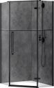 Душевой уголок Abber Ewiges Wasser AG05080B 80x80, профиль черный, стекло прозрачное