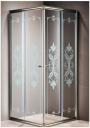 Душевой уголок Cezares Giubileo 100x100 A-2-100-SCORREVOLE-CP-Br