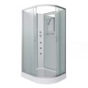 Душевая кабина Niagara Classic 120х80 хром левая стекло матовое с гидромассажем