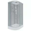Душевая кабина Niagara Classic 120х80 правая хром стекло матовое с гидромассажем