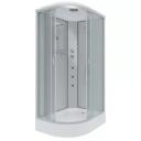Душевая кабина Niagara Classic 120х80 хром правая стекло матовое с гидромассажем