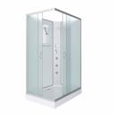 Душевая кабина Niagara Classic 120х80 без крыши профиль хром стекло матовое