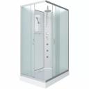 Душевая кабина Niagara Classic 120х80 хром стекло матовое с гидромассажем