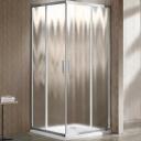 Душевой уголок Vincea Garda VSS-1G1011CH 110x100 см, профиль хром, стекло шиншилла