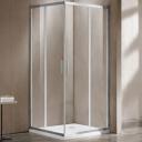 Душевой уголок Vincea Garda 100х80 хром стекло прозрачное