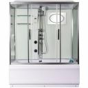 Душевая кабина WeltWasser WW500 Emmer 170х85 10000003926 с гидромассажем, профиль хром, стекло прозрачное