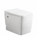 Унитаз напольный приставной Abber Rechteck с сиденьем дюропласт микролифт с импульсным смывом (AC1212P)