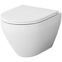 Чаша унитаза подвесная AM.PM Spirit 2.0 C701700SC микролифт с горизонтальным выпуском белый