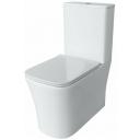 Унитаз напольный безободковый с тонкой крышкой Grossman Classic GR-4467S (620*360*820)