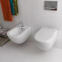 KERASAN Aquatech Биде подвесное c 1отв под смеситель, цвет белый