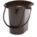 Альтернатива Ведро-туалет М1319 17л, цвет: коричневый