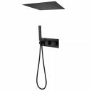 Душевой комплект Abber Daheim AF8255B С ВНУТРЕННЕЙ ЧАСТЬЮ, матовый черный