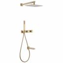 Душевой комплект Abber Rund AF8717G С ВНУТРЕННЕЙ ЧАСТЬЮ, матовое золото