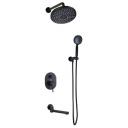 Душевая система Bronze de Luxe SCANDI/черный (14582B)