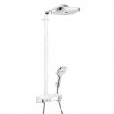 Душевая система Hansgrohe Raindance Select E 300 3jet Showerpipe 27127400 (белый/хром)