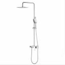 Душевая стойка SSWW FT03010 верхний душ дм 20 см, смеситель без излива, ручной душ, шланг