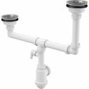 Сифон для кухонной мойки Alcaplast A454P белый Сифон для кухонной мойки Alcaplast A454P белый