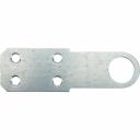 Прямая проушина для замка КРЕПКО-НАКРЕПКО 90х30х1.2 Pzp, 2 шт. 33400 используется для запирания дверей, ворот, калиток с помощью навесного замка. Две детали проушины крепятся на дверь и коробку, при запирании в них продевается дужка замочного механизма.