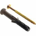 Дюбель-гвоздь Крепежная техника потайной бортик, 8х 60 мм, 50 шт. 470818 БК