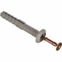 Дюбель-гвоздь 6х40 гриб, полипропилен 300шт - пакет Tech-Krep 125574