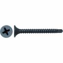 Используется для крепления гипсокартонных листов к металлическим профилям. Изделие имеет резьбу с мелким шагом и наконечник со сверлом, с помощью которого осуществляется монтаж без предварительного сверления.