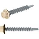 Саморез кровельный 4,8х29 мм цинк шайба с прокладкой PT1 RAL 1015 STARFIX 200 штук (SMC2-56041-200)