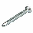 Саморезы Саморез оконный Starfix SMP1-80882-100, 3.9х19 мм белый цинк, со сверлом (100 шт в пласт. конт.)