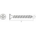 Шуруп универсальный 2,5х10 мм желтый цинк STARFIX 100 штук (SMZ1-100390-100)