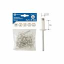 Вытяжные алюминиевые заклепки Заклепки вытяжные алюминиевые (50 шт; 3.2х8 мм; белые RAL 9003) КОБАЛЬТ 911-048