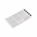 Кабельные маркеры предназначены для маркировки кабелей, проводников и соединений. Маркировка выполняется для обеспечения различия компонентов по их принадлежности и характеристикам. Кабельные маркеры NIKOMAX выполнены из нейлоновой таффеты с клеевым слоем и поставляются по 10 листов в упаковке. Содержат символы A~Z, /, +, -, 0~15. Самоклеящиеся маркеры позволяют производить маркировку уже на смонтированном кабеле и подходят для кабелей с различными диаметрами.