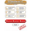 Герметик акриловый ecoroom AS-11 для межпанельных швов, белый, 600мл