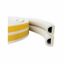 Уплотнитель профиль Уплотнитель STARFIX профиль D, белый, 9x8 мм, 6 м SF1012-01