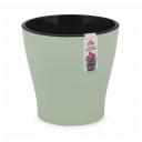 Горшок цветочный для орхидеи "Лея", двойной, с автополивом, 2,2 литра (светло-зелёный)