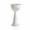 Кашпо колонна Bama Alba 43 см белый