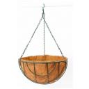 Кашпо подвесное Garden Show "Сфера", с вкладышем из коковиты, диаметр 35 см