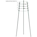 Кустодержатель, 4 кольца, d = 26,5 см, h = 120 см, металл, зелёный, Greengo